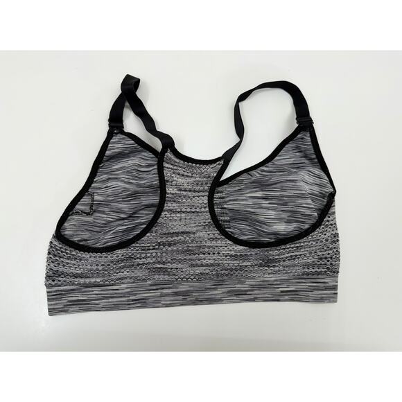 Unbranded Womens Sports Bra Size Unknown Black Heather Racerback PullOn Unpadded - Picture 6 of 9